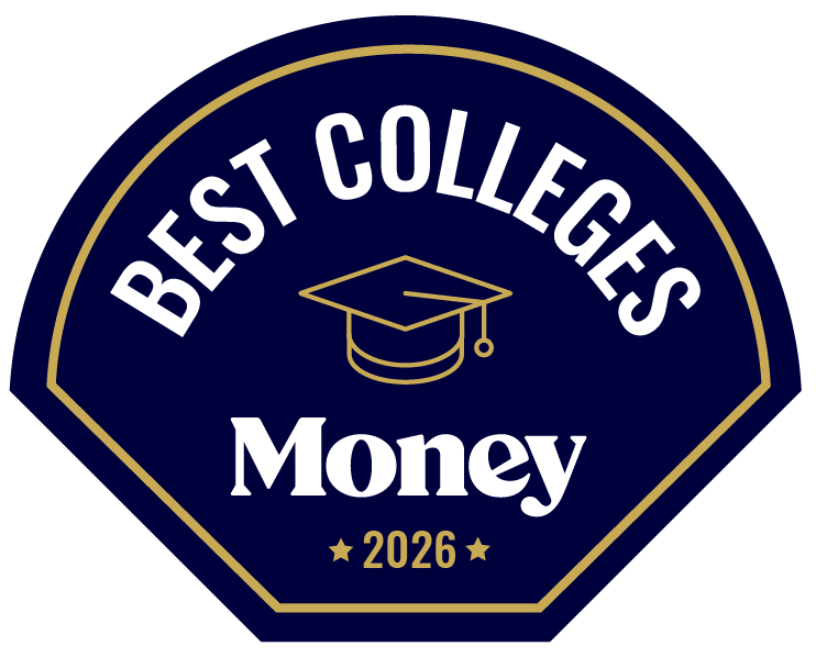 Money Best Colleges 2026 seal